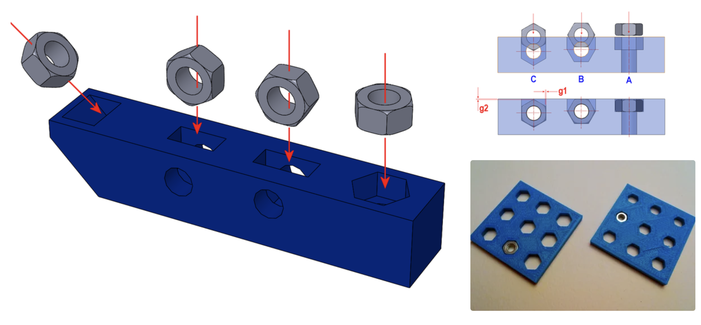image of Embedding metal object inside 3D Printed parts